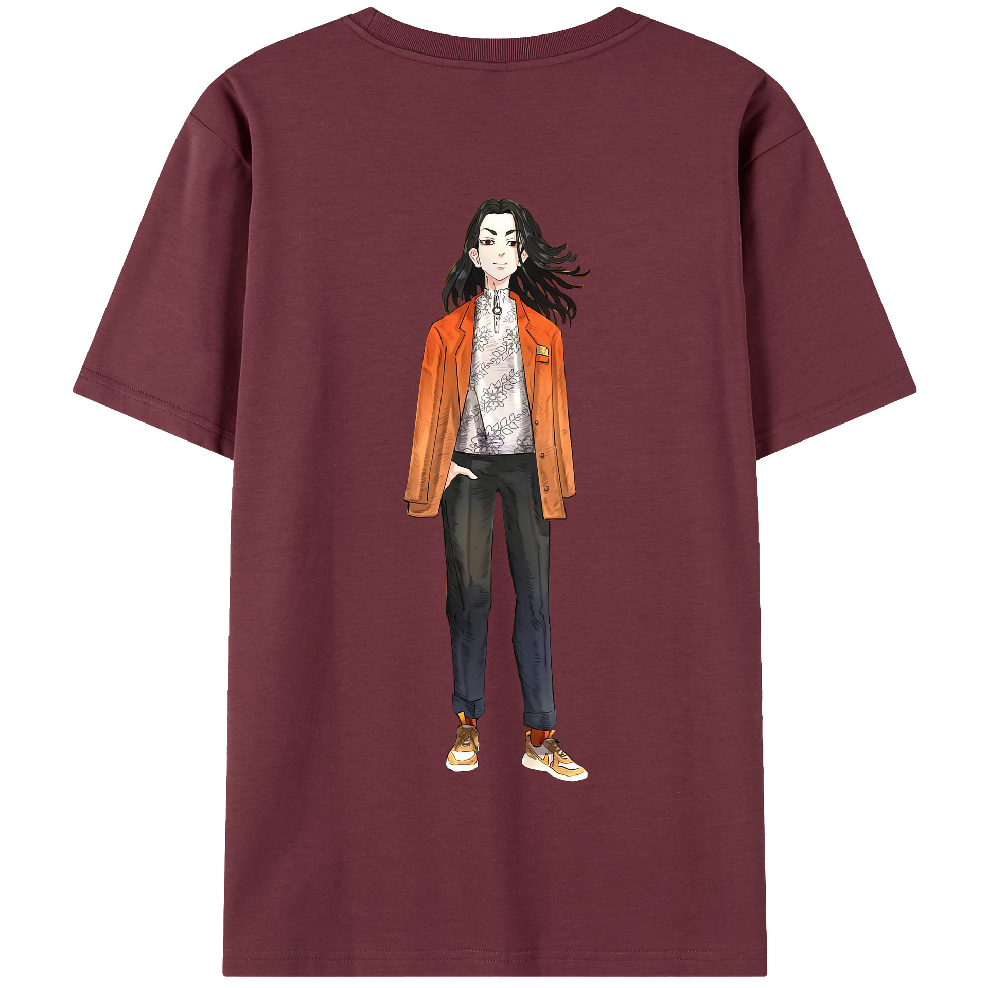 （画像用） 東京リベンジャーズ Tokyo Revengers 綿100％半袖Tシャツ（背面プリント）